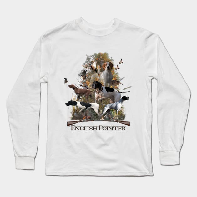 The Pointers Long Sleeve T-Shirt by German Wirehaired Pointer 